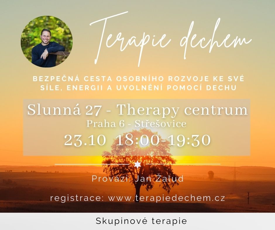 Středa / Terapie dechem, dechová meditace, Slunná, Praha 6 - každý měsíc (vhodné i pro začátečníky)