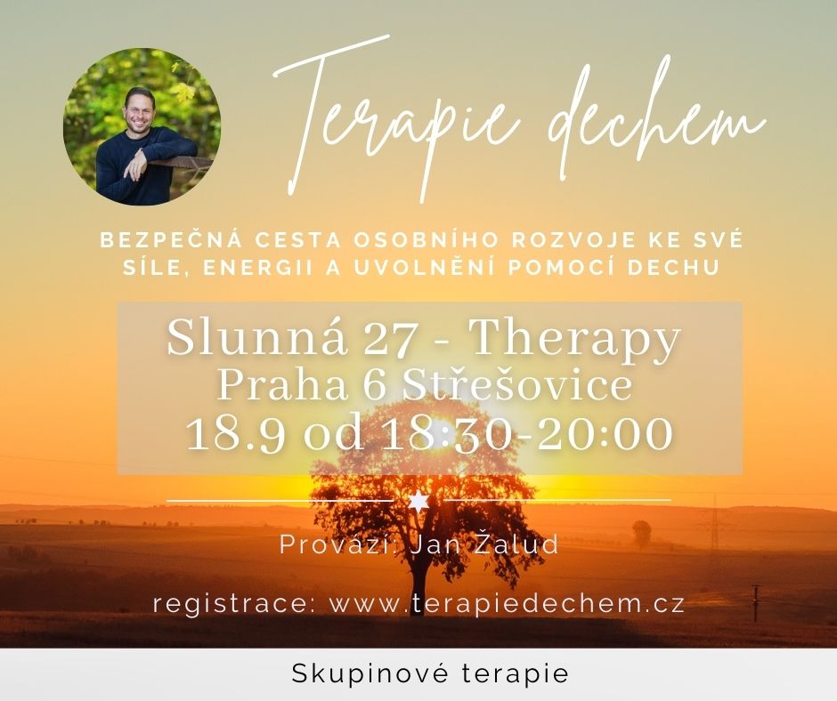 Středa / Terapie dechem, Slunná, Praha 6 - každý měsíc (vhodné i pro začátečníky)